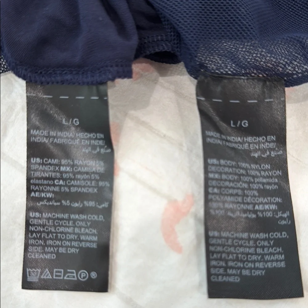 Elegant Navy Sheer Blouse - Picture 9 of 10